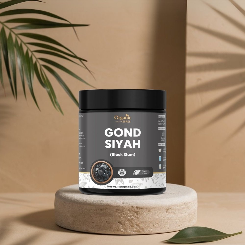 Organic Spree GOND SIYAH 150gm | Black Gum| Pure, Natural & Plant Based