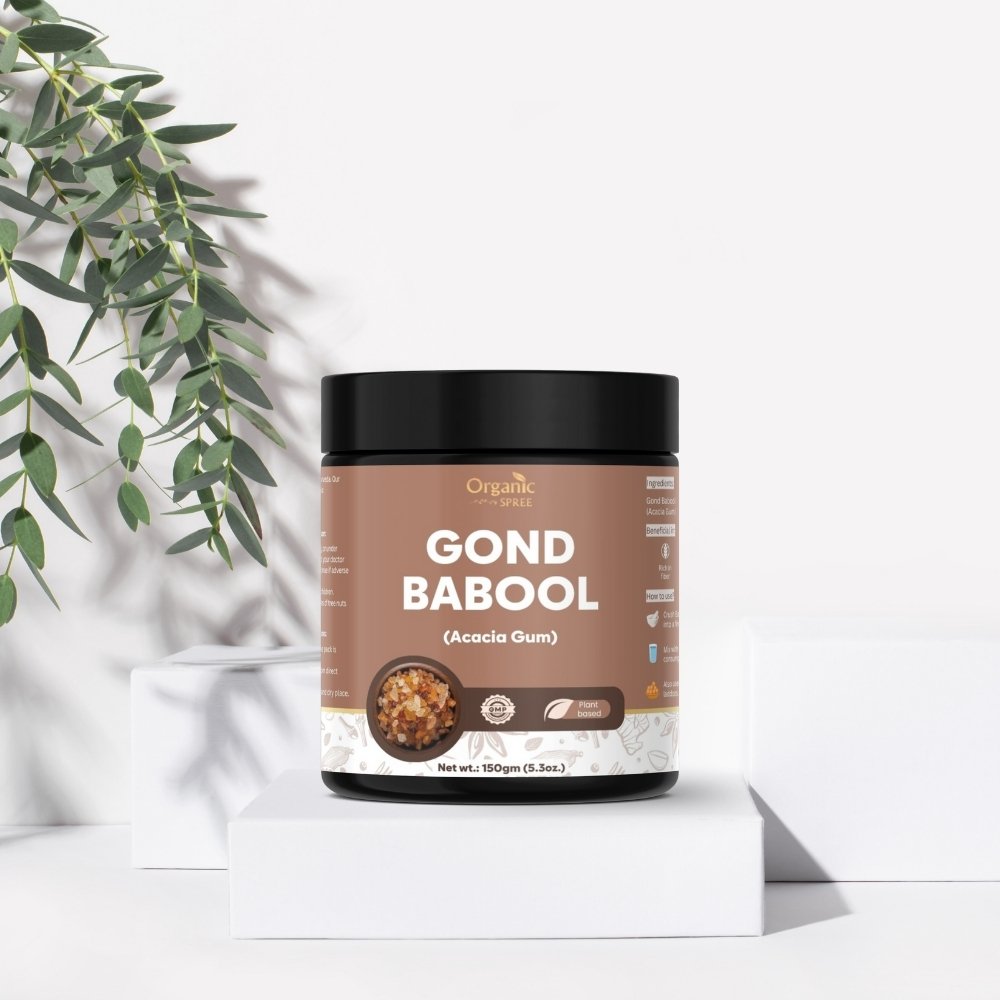 Organic Spree Gond Babool 150gm | Acacia gum | Pure, Natural and Plant based